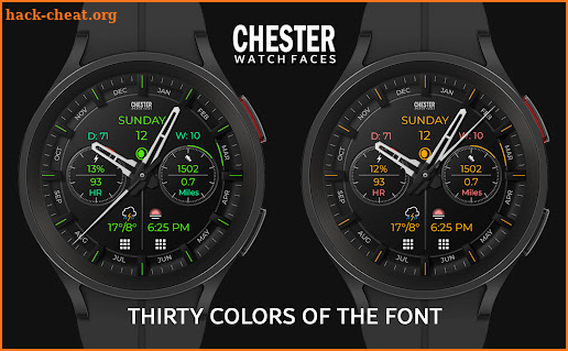 Chester Modern watch face screenshot