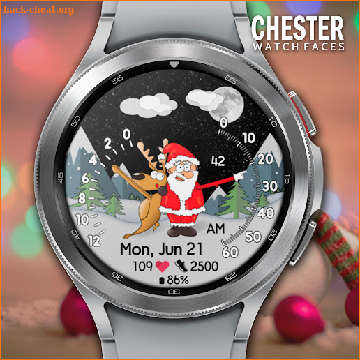 Chester Santa Claus watch face screenshot