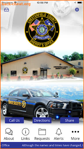 Chesterfield County Sheriff's screenshot