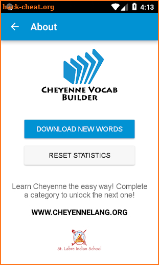Cheyenne Vocab Builder screenshot