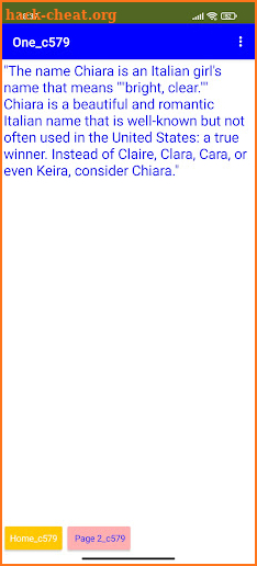 Chiara MCA23 screenshot