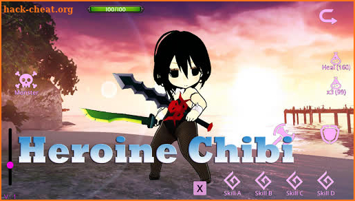 Chibi 3D Multiplayer High School Monster Anime RPG screenshot