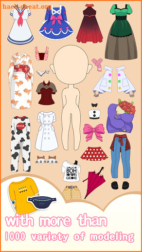 Chibi Clothing Doll Creator screenshot