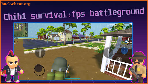 chibi survival: battleground fps screenshot