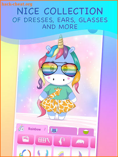 Chibi Unicorn Dress Up Avatar Creator screenshot