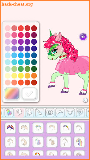 Chibi Unicorn – Kawaii Avatar Maker screenshot