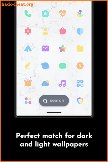 CHIC PASTEL icons screenshot