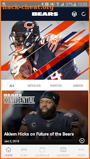 Chicago Bears Official App screenshot