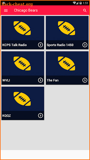 Chicago Bears Radio App screenshot