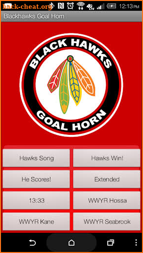 Chicago Blackhawks Goal Horn screenshot
