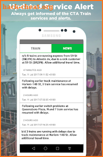 Chicago: CTA Train Tracker screenshot