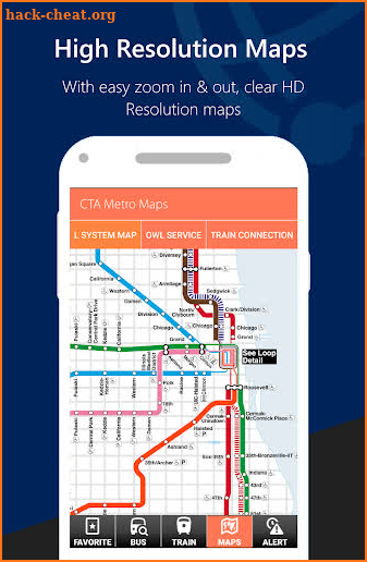 Chicago CTA Transit App: CTA Bus and Train Time screenshot