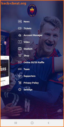 Chicago Fire FC Mobile App screenshot