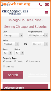 Chicago Houses Online screenshot