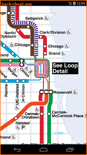 Chicago rail metro train screenshot