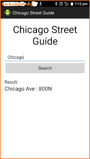 Chicago Street Guide screenshot