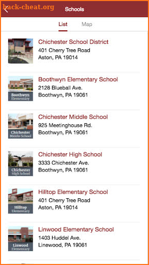 Chichester School District screenshot