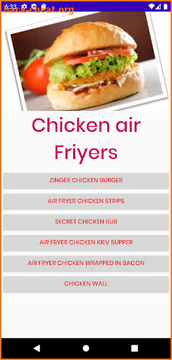 Chicken Air Fryer screenshot