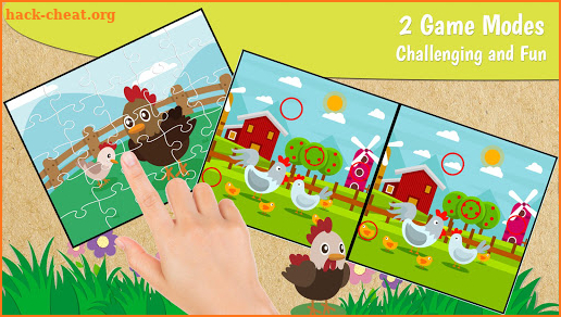Chicken family Jigsaw puzzle 4 kids screenshot
