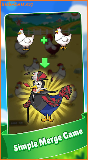 Chicken Legend-Merge Idle Game screenshot