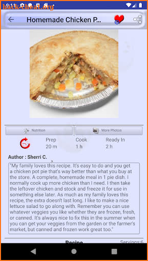 Chicken Pie Recipes screenshot