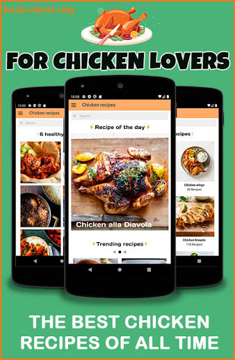 Chicken Recipes. Easy recipes lunch & dinner ideas screenshot