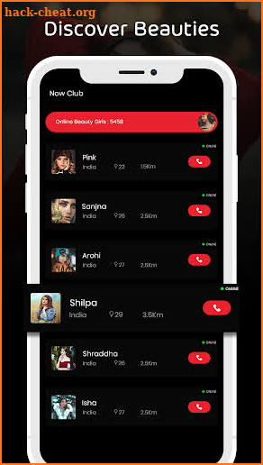 Chics Dating - HookUp Single Friends App screenshot