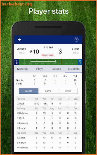 Chiefs Football: Live Scores, Stats, Plays & Games screenshot