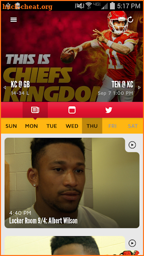 Chiefs Mobile screenshot