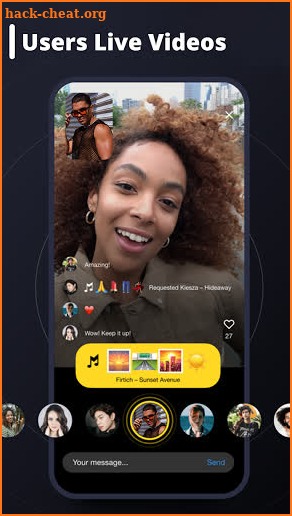 Chiku chat : Live video call and meet new people screenshot