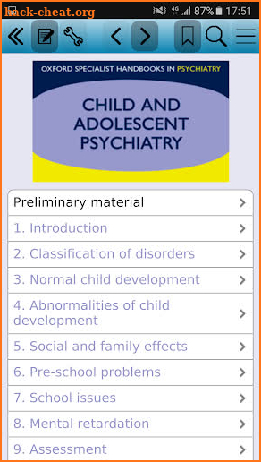 Child and Adolescent Psychiatr screenshot