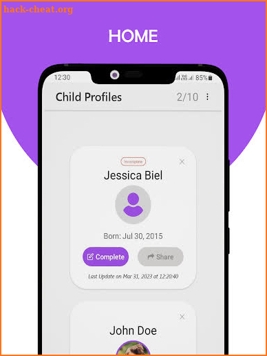 Child ID FIle screenshot