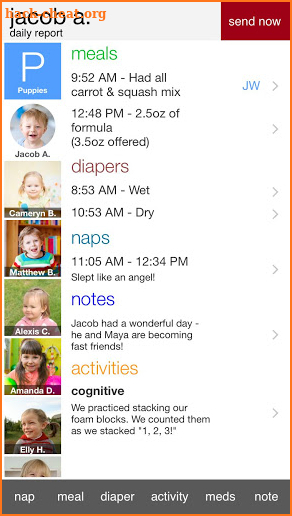 Childcare by Tadpoles screenshot