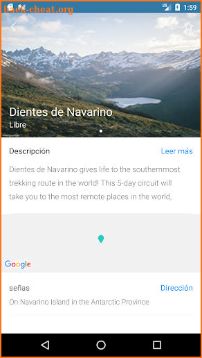 Chile Travel App screenshot