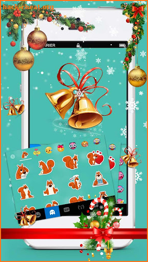 Chimney On Christmas Keyboard Theme screenshot