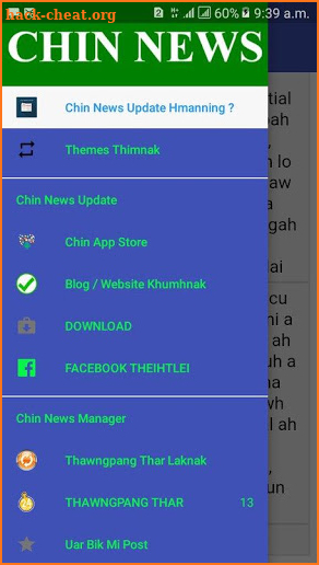 Chin News screenshot