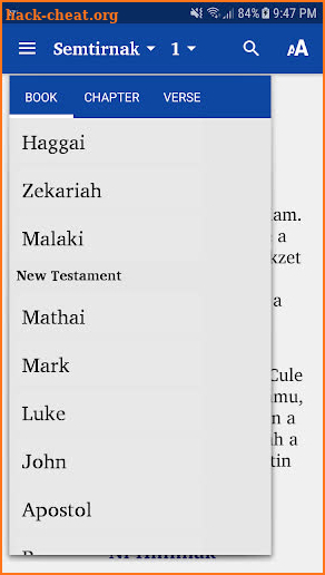 Chin Standard Bible screenshot