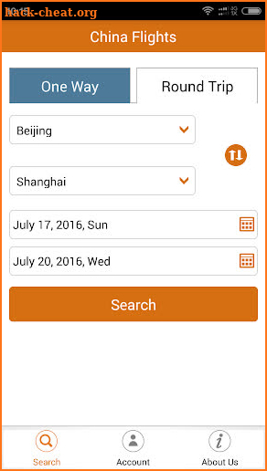 China Flights screenshot