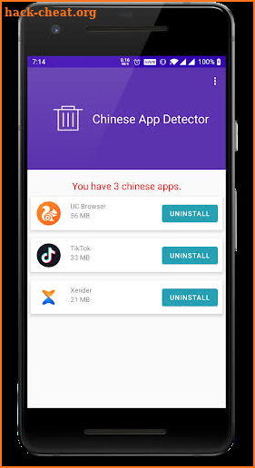 Chinese App Detector screenshot