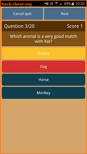 Chinese Astrology Quiz screenshot
