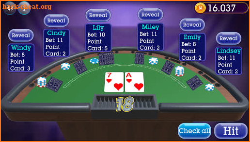 Chinese Blackjack -  Ban Luck screenshot