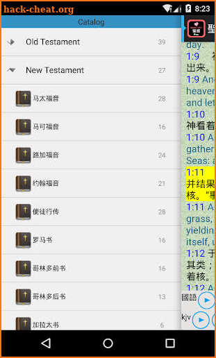Chinese - English Audio Bible screenshot