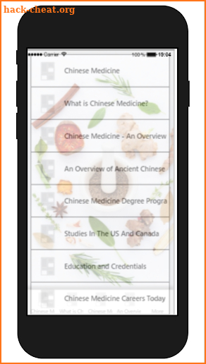 Chinese Medicine screenshot