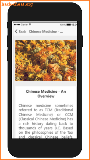 Chinese Medicine screenshot