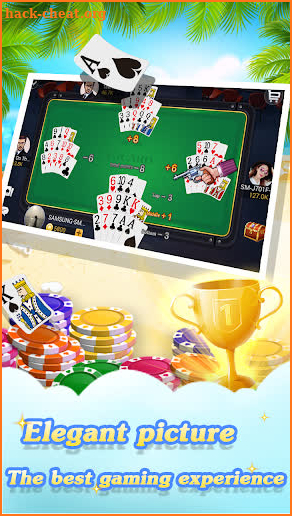 Chinese poker - Pusoy, Capsa susun, Free 13 poker screenshot