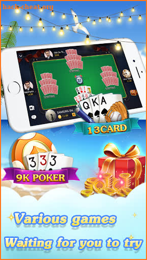 Chinese poker - Pusoy, Capsa susun, Free 13 poker screenshot