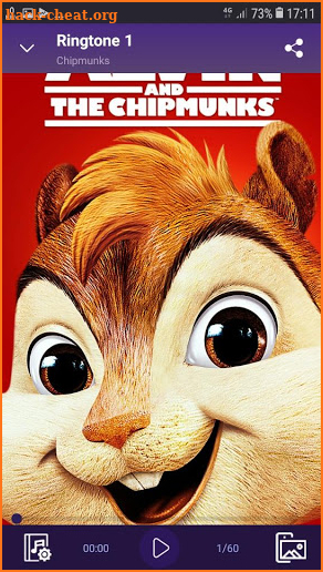 Chipmunks sounds for RINGTONES and WALLPAPERS screenshot