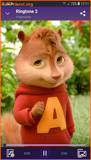 Chipmunks sounds for RINGTONES and WALLPAPERS screenshot