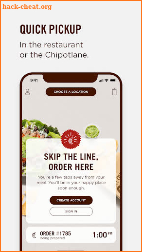 Chipotle Middle East screenshot