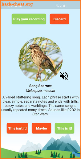 ChirpOMatic USA - Automatic Bird Song ID screenshot